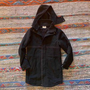 SHADES OF GREY men’s green long coat size Small